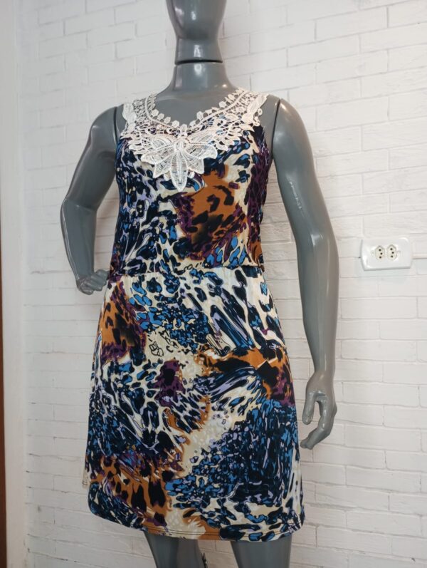Vestido estampado Tipo indiano Tamanho M/G