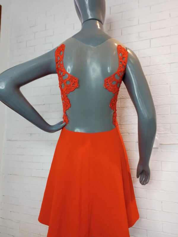 Vestido de Festa laranja Lindissimo com Bojo  Tamanho unico veste P/M - Image 2
