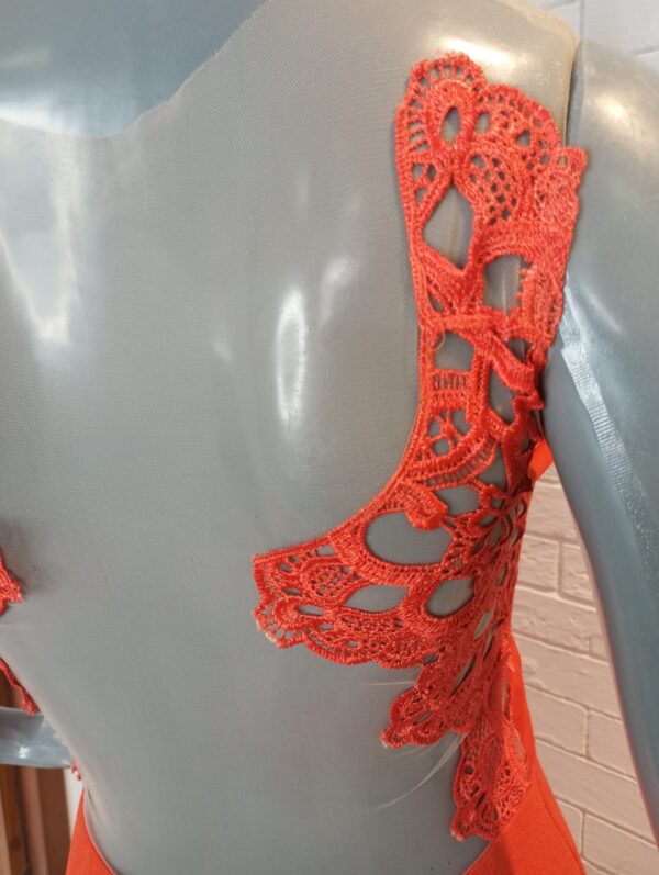 Vestido de Festa laranja Lindissimo com Bojo  Tamanho unico veste P/M - Image 4