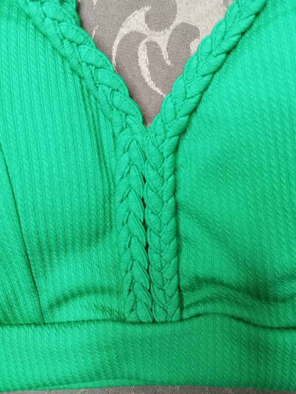 Conjunto Cropete e shorts verde   P - Image 2