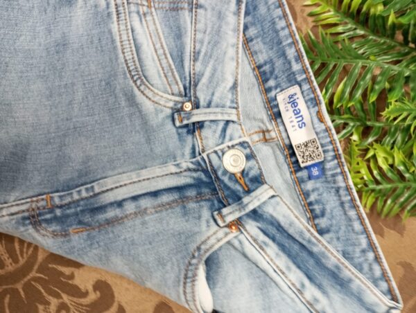 Calça Jeans Claro Tamanho 38 - Image 4