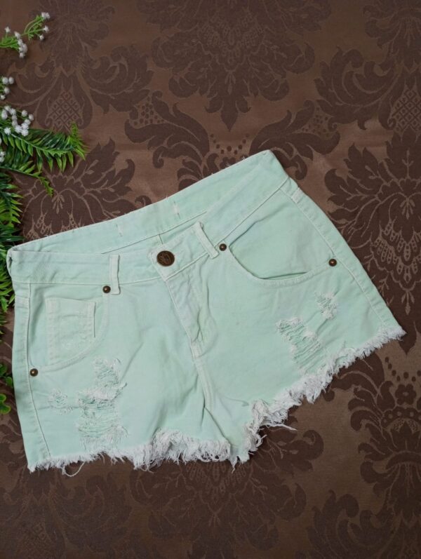 Shorts Jeans Verde  36