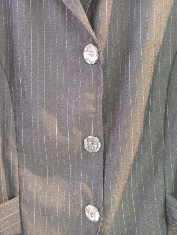 Blazer estiloso Cinza riscado   G - Image 2