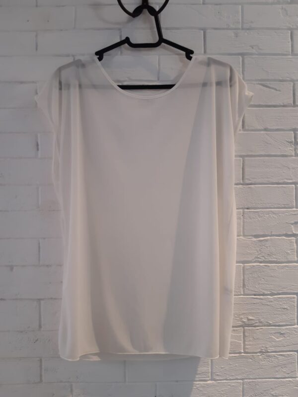 Camiseta branca Transparente  M
