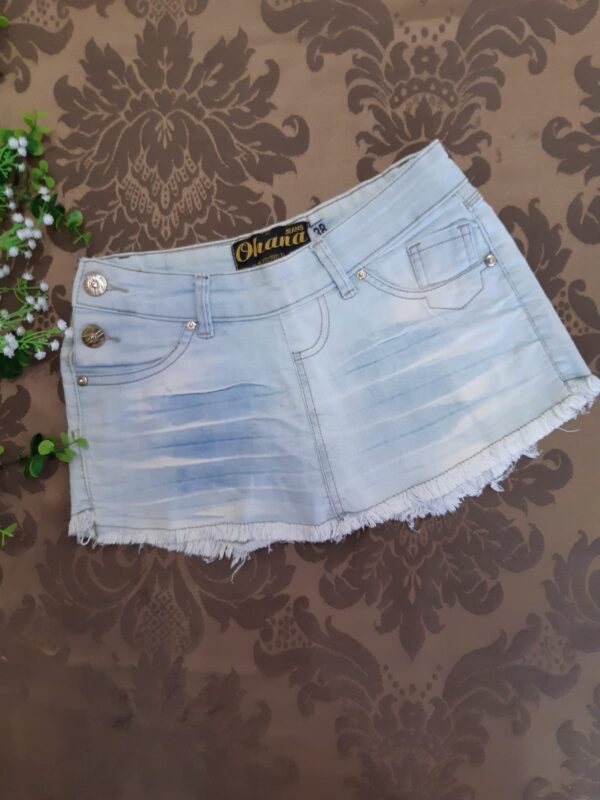 Shorts Saia Jeans Claro   38